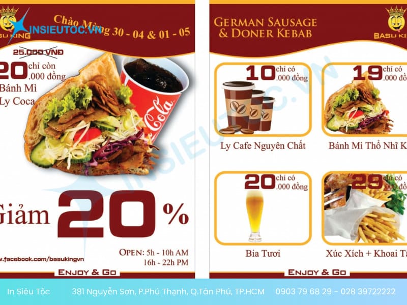 mẫu tờ rơi chuyên nghiệp