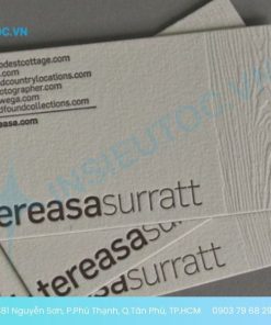 in name card bằng giấy mỹ thuật