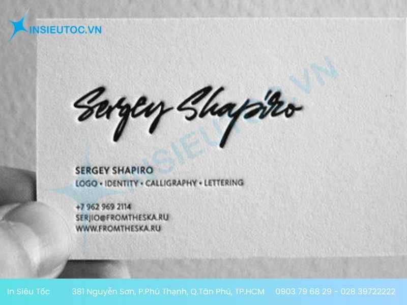 in name card giấy mỹ thuật in name card giấy mỹ thuật