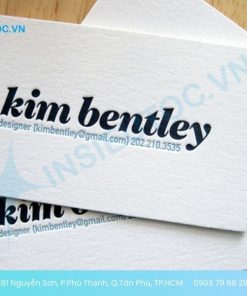 in name card giấy mỹ thuật đẹp