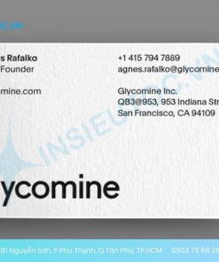 mẫu in name card giấy mỹ thuật