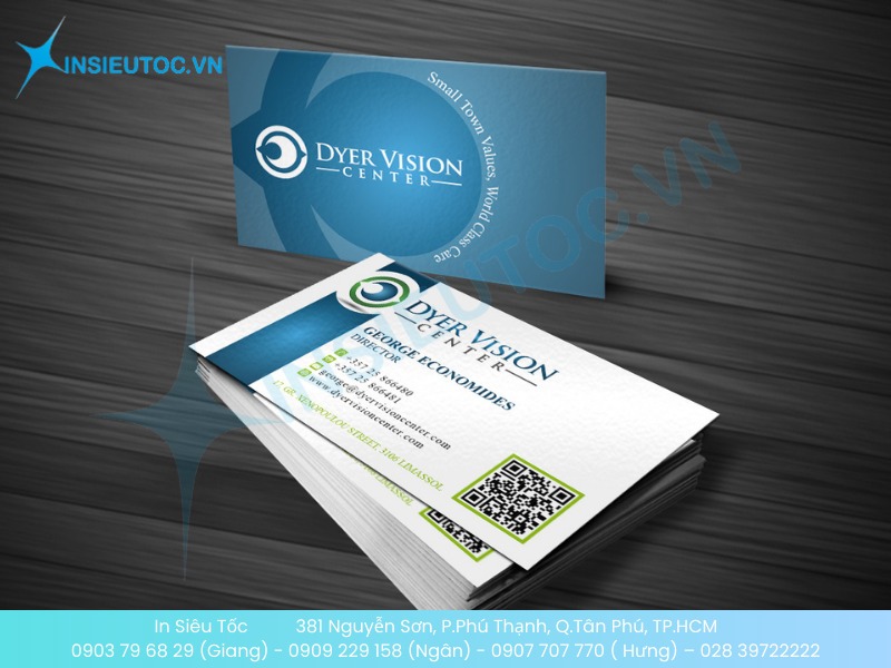 Name Card cho phòng khám mắt