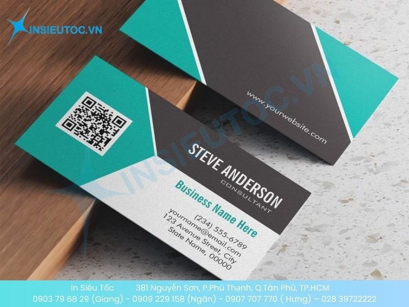 Mẫu card visit giấy Kraft dịch vụ cố vấn