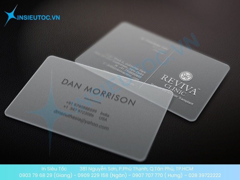 Business Card Bằng Nhựa