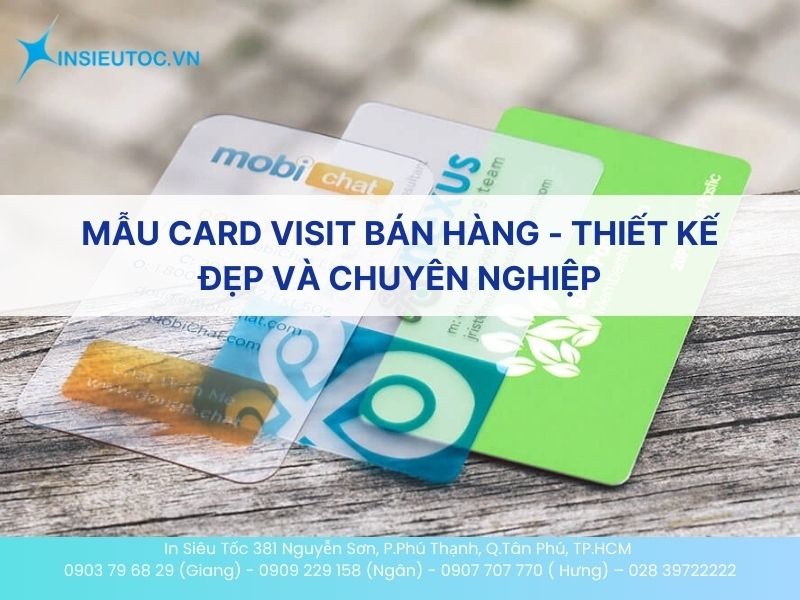 Tham khảo mẫu card visit bán hàng