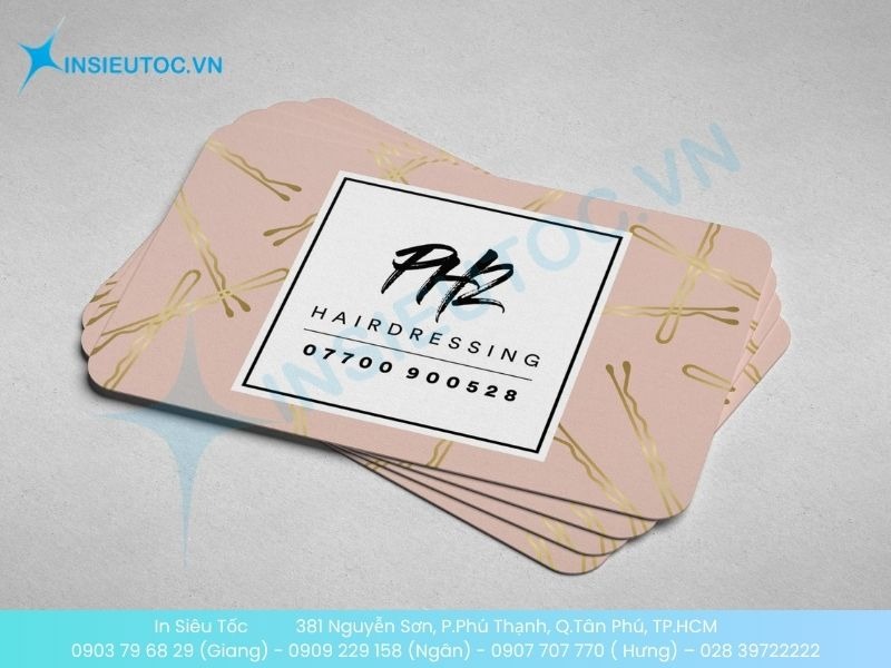 Mẫu card tối giản cho nhà bán hàng B2B