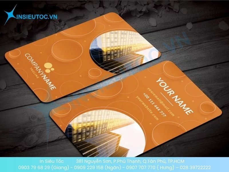 Mẫu card visit cho nhân viên bất động sản