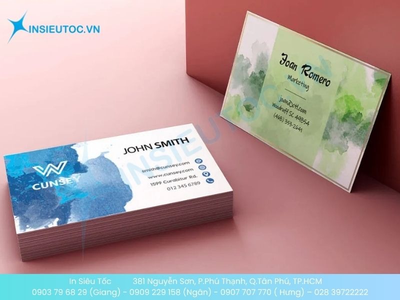 Mẫu card visit phong cách cho công ty startup