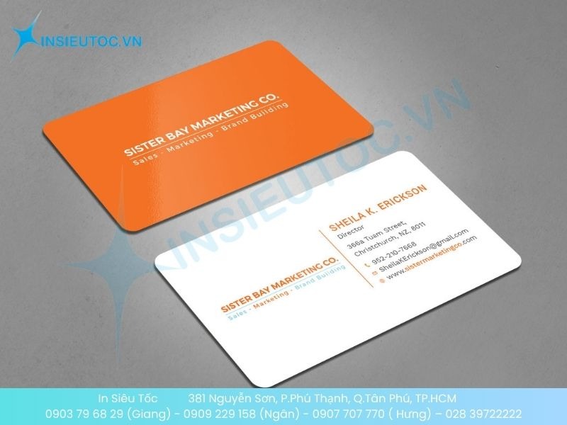 Mẫu card tối giản, màu thu hút cho khách bán hàng B2B
