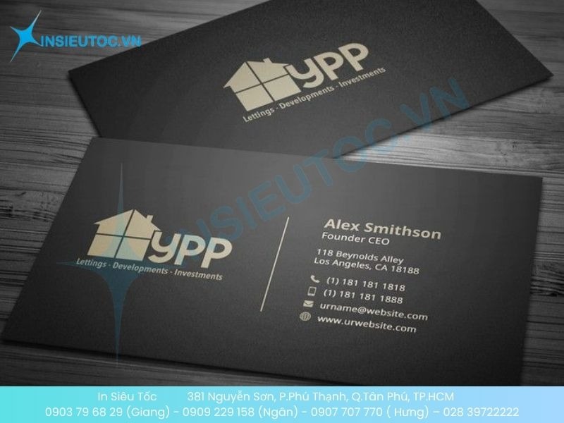 Mẫu card visit bất động sản