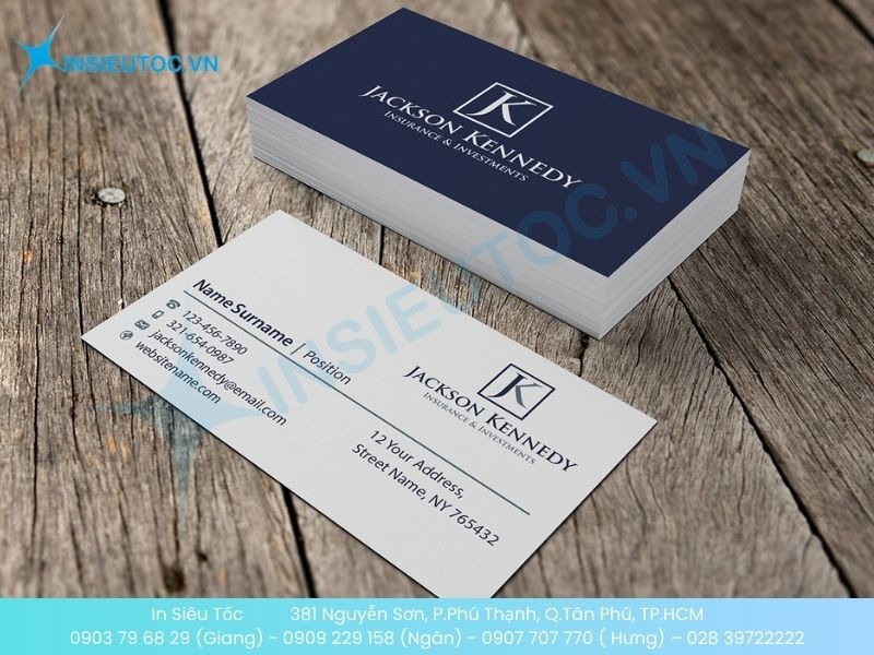 Card visit cho nhà đầu tư