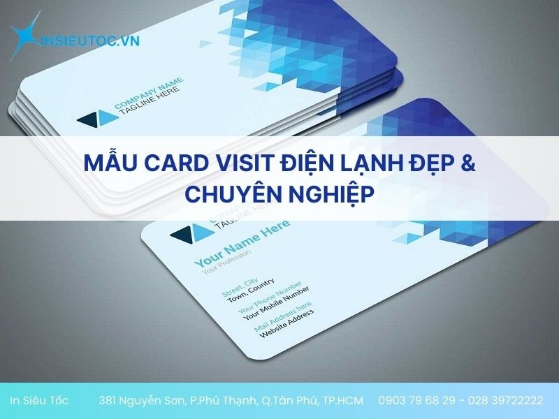 Mẫu Card Visit Điện Lạnh Đẹp & Chuyên Nghiệp