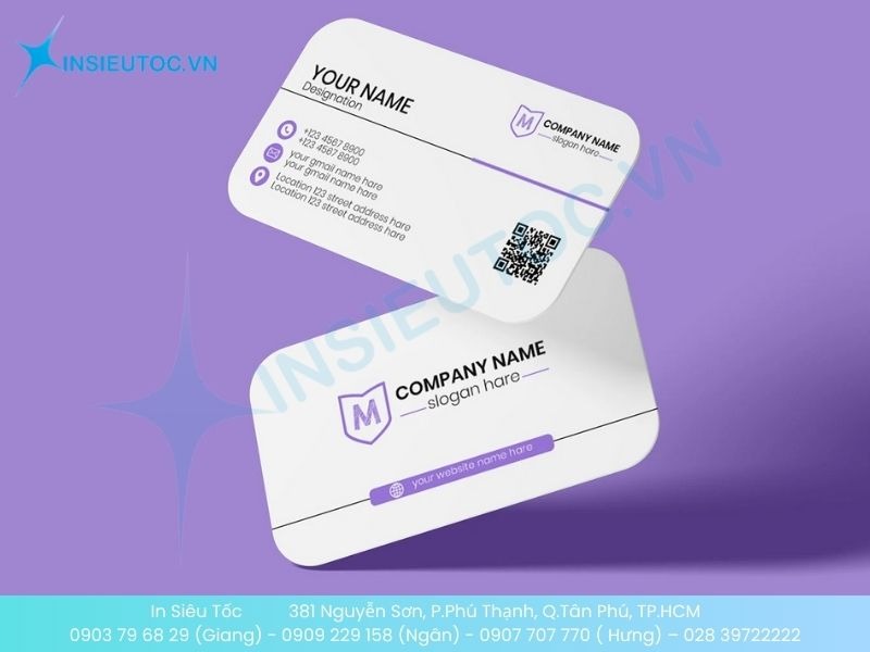 Mẫu card visit điện nước nhựa PVC uy tín cho doanh nghiệp