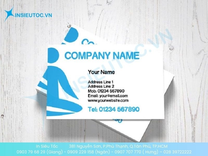 Mẫu card visit Đông y họa tiết healing