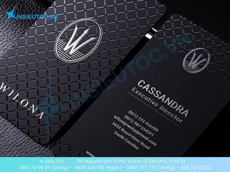 Mẫu card visit giám đốc phong cách