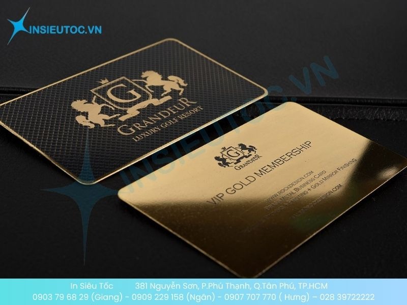 Mẫu card visit giám đốc sang trọng