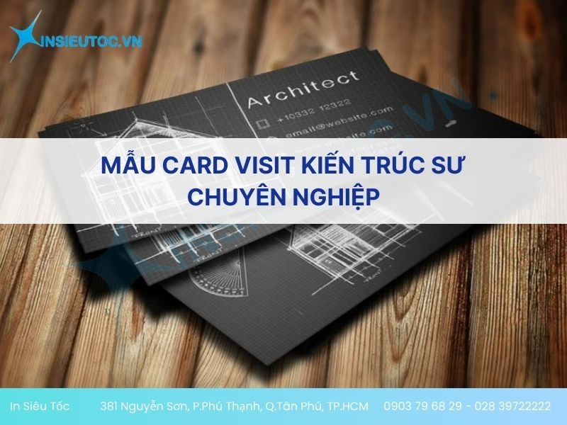 Mẫu Card Visit Kiến Trúc Sư Thiết Kế Chuyên Nghiệp, Ấn Tượng