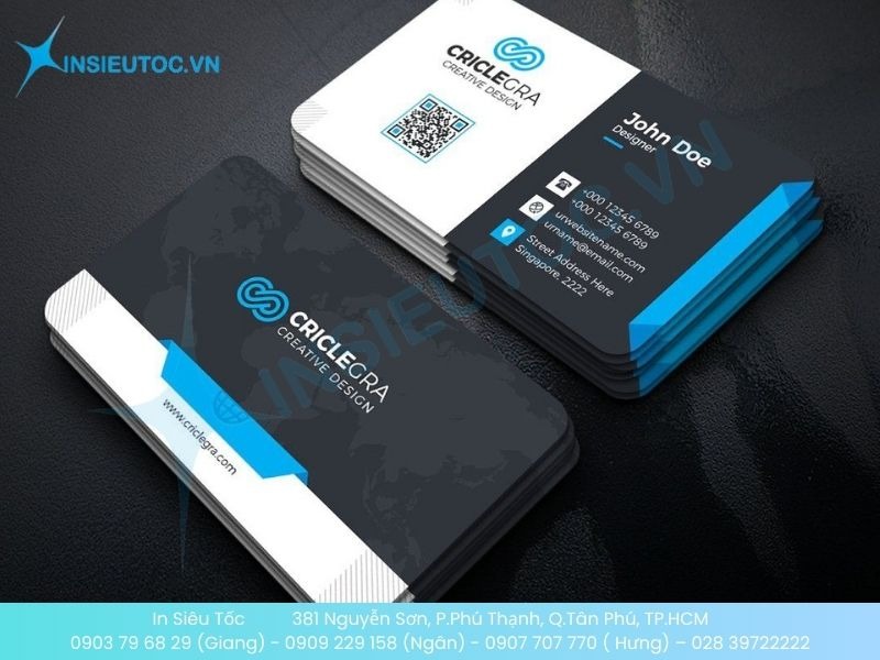 Mẫu Card Visit Taxi có mã QR điều hướng thông tin dễ dàng