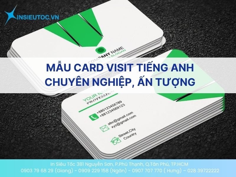Tìm hiểu mẫu card visit tiếng Anh