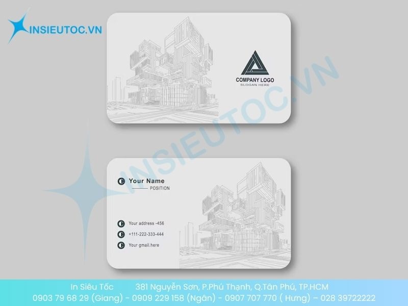 Card đơn giản cho kiến trúc sư