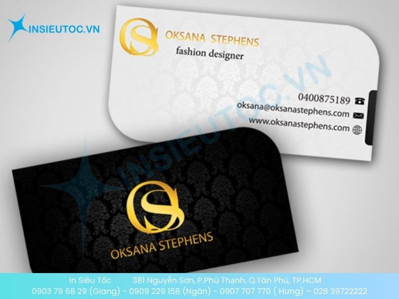 Name Card ép kim cho nhà thiết kế