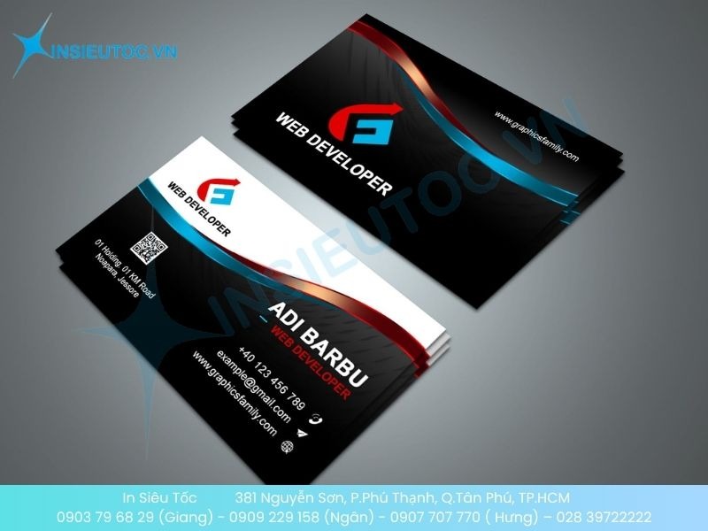 Card visit web developer