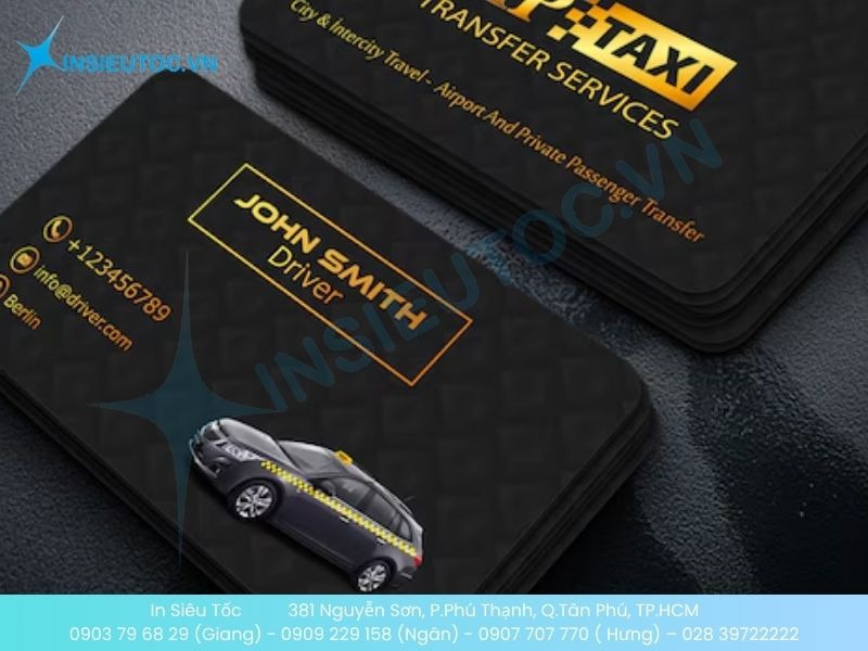 Mẫu card visit tạo sự sang trọng, dễ gây chú ý