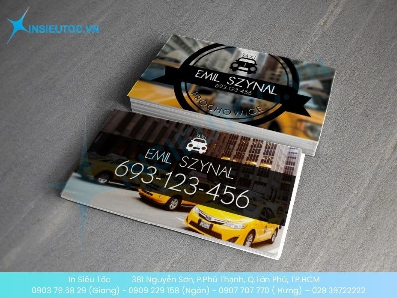 Mẫu card thuê hoặc chuyên chạy tỉnh thành phố