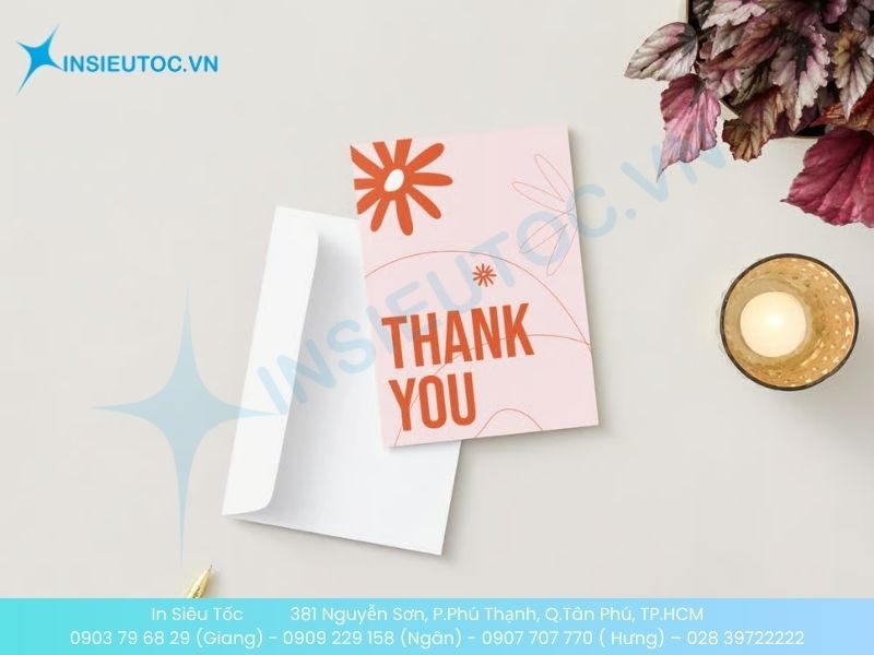 Mẫu name cảm ơn đơn giản, chỉn chu