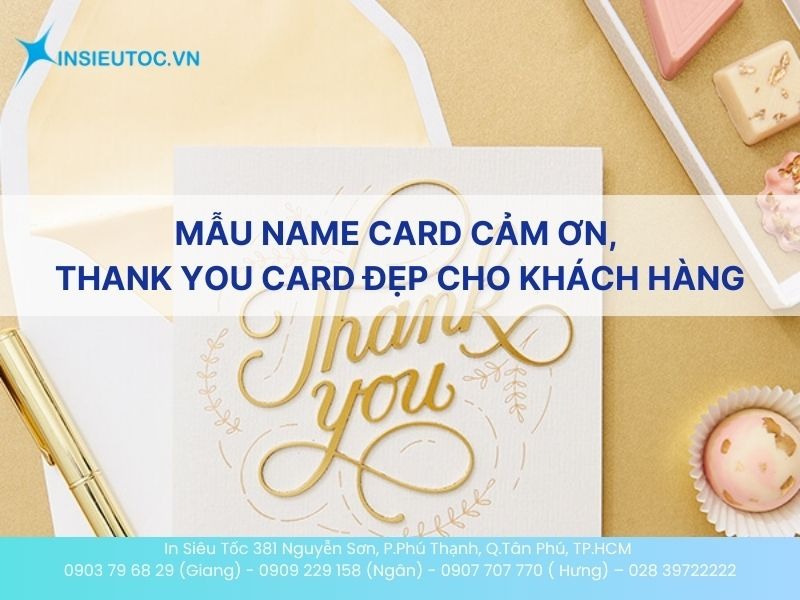 Tham khảo mẫu thank you card đẹp