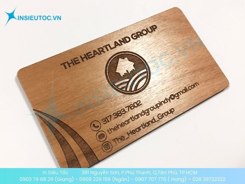 Name Card gỗ độc đáo