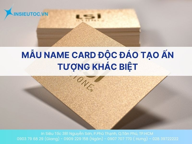 99+ Mẫu Name Card Độc Đáo Tạo Ấn Tượng Khác Biệt