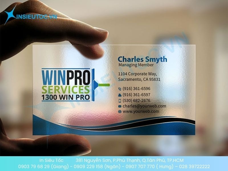 Name Card nhựa PVC bền bỉ