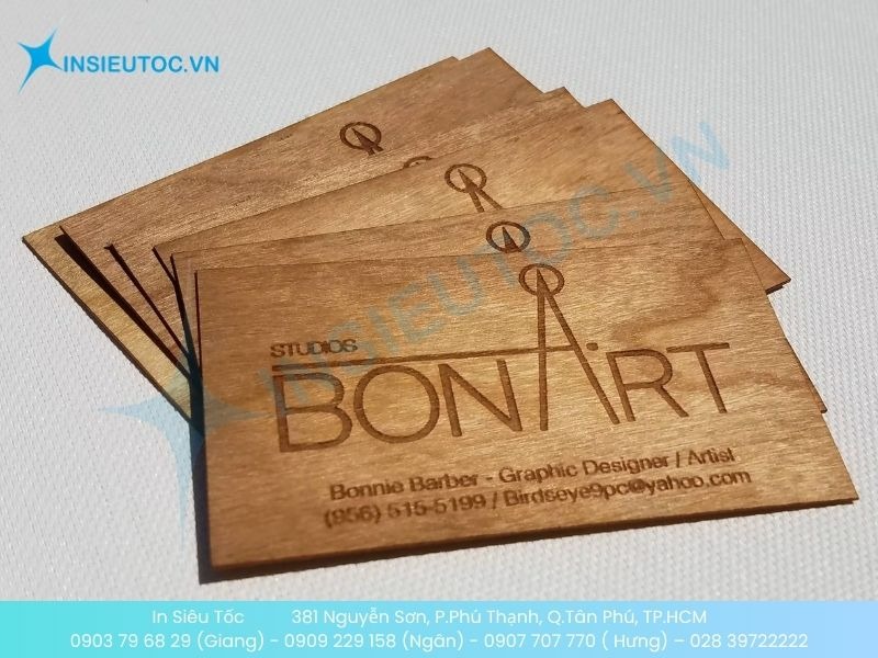 Name Card gỗ độc đáo