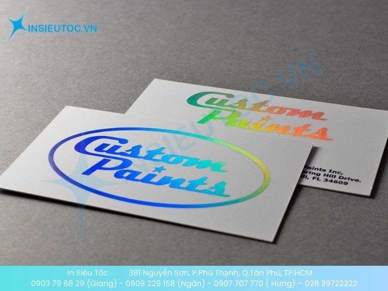 Name Card ép kim hologram