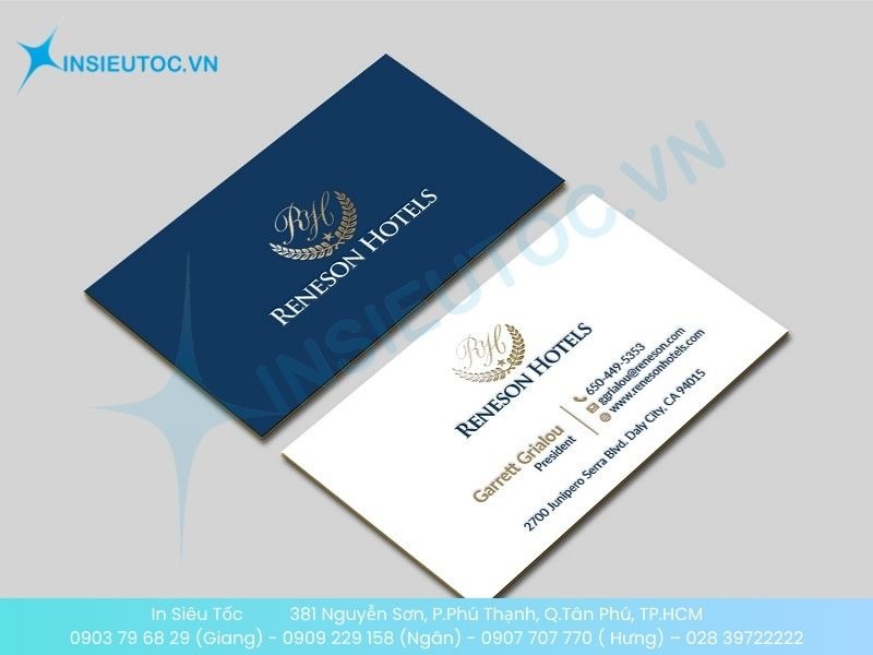 Mẫu card visit dành cho homestay và khách sạn bình dân