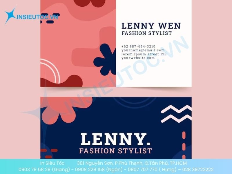 Mẫu thẻ cho brand thời trang