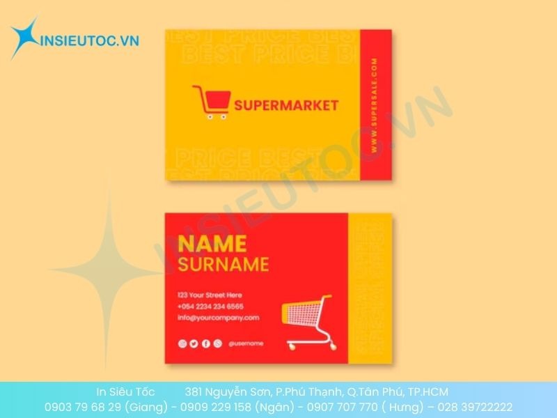 Mẫu thẻ siêu thị