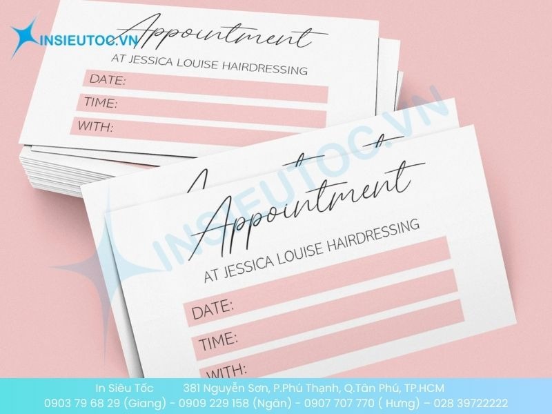 Mẫu thẻ tích điểm dưỡng tóc