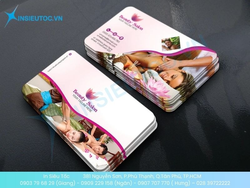 Mẫu name card salon