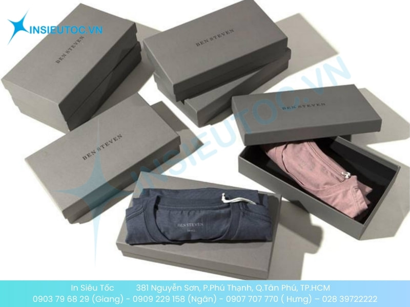 5 điều cần lưu ý in hộp giấy đựng quần áo