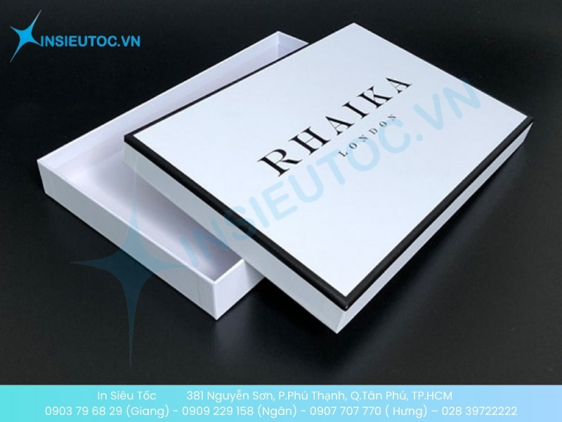 In Siêu Tốc là lựa chọn hàng đầu cho các shop quần áo khi in hộp giấy