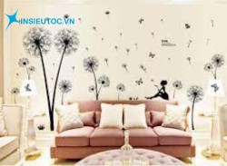 Sử dụng phù hợp với mọi không gian từ gia đình, spa, cửa hàng, văn phòng Decal trang trí phù hợp với nhiều không gian