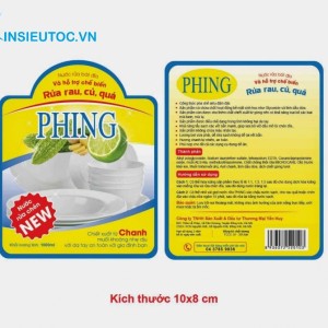 Chất liệu decal in nhãn dán bao bì Chất liệu in tem nhãn bao bì tốt và chất lượng