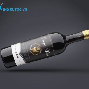 Chất liệu in đa dạng nhập khẩu từ nước ngoài In Tem Nhãn Rượu Chất Lượng, Sang Trọng, Nổi Bật - In Siêu Tốc VN