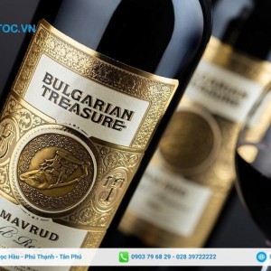 in tem nhãn rượu mavrud