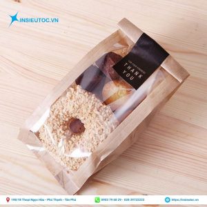 Mẫu túi giấy đựng bánh mì tráng phủ nhựa đẹp. Mẫu túi giấy đựng bánh mì