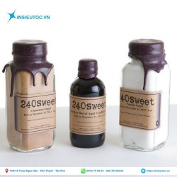 in tem decal giấy dán chai lọ thủy tinh đẹp in tem decal giấy