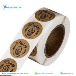 Mẫu in giấy decal giấy kraft cuộn in giấy decal giấy kraft