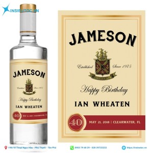 nhãn mác dán chai rượu